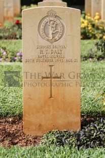 BEIRUT WAR CEMETERY - DALY, HENRY THOMAS